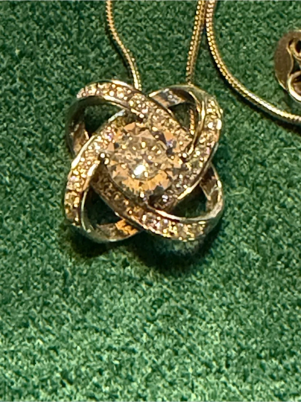 The Celtic Knot Sterling Silver 925 Necklace Box & Pouch